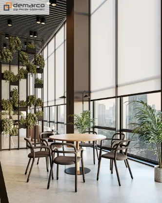 Zip Perde Serge Ferrari Soltis Horizon 96 resmi